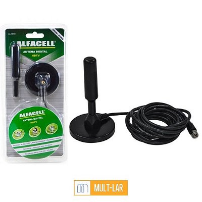 ANTENA DIGITAL HDTV ALFACEL 4,3 METROS AL54003