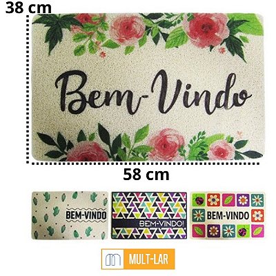 TAPETE BEM-VINDO 38 X 58 CM 97607