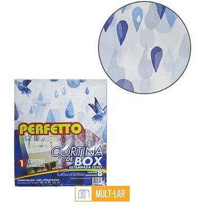 CORTINA BOX ESTAMPADA LUXO 0147