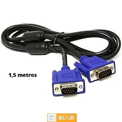 CABO VGA X VGA 1,5 METROS KAP-VGA-1,5M