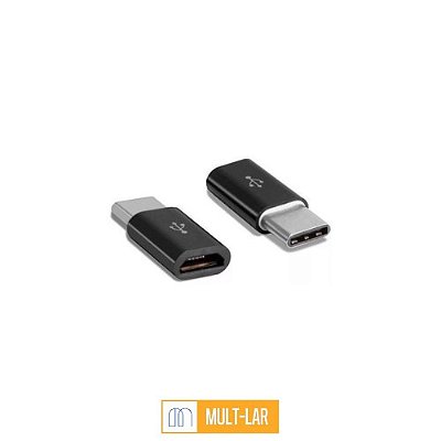 ADAPTADOR CONVERSOR TIPO C MACHO PARA MICRO USB FÊMEA V8 SX-ZJ17