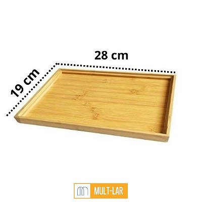 BANDEJA EM BAMBU 19 X 28 CM 1928
