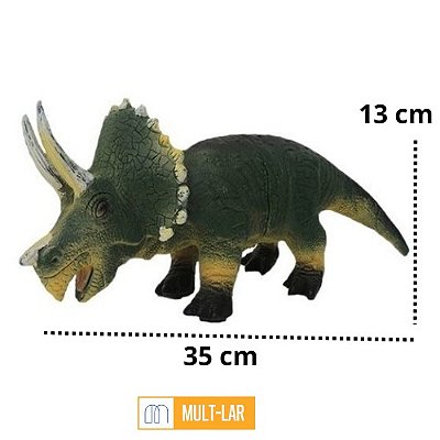 DINOSSAURO TRICERATOPS DE VINIL VB172