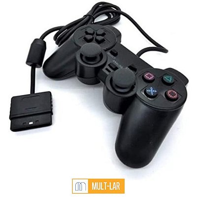 CONTROLE PARA VÍDEO GAME PLAYSTATION 2 CRS-GM01