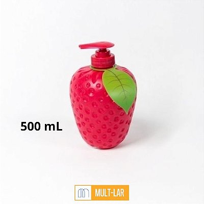FRASCO PARA SABONETE LÍQUIDO MORANGO 500 ML CK4047