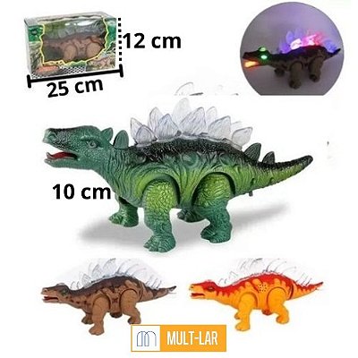 DINOSSAURO ESTEGOSSAURO A PILHA WB7732