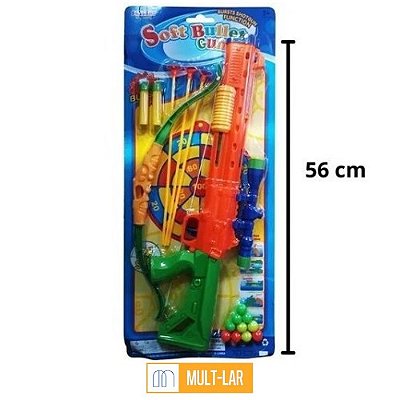 KIT METRALHADORA COM ARCO E FLECHA TK-1010