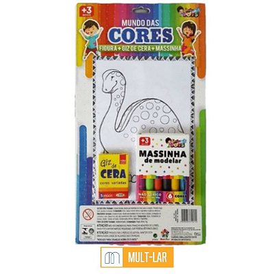 DESENHOS PARA COLORIR COM GIZ E MASSINHA MUNDO DAS CORES 1021