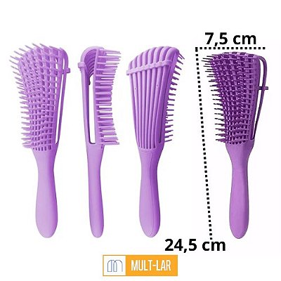 ESCOVA DARMA CACHOS LILAS 466