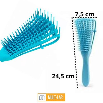 ESCOVA DARMA CACHOS AZUL 467