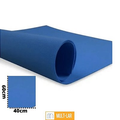 EVA 40 X 60 CM AZUL ESCURO PACOTE COM 10 FOLHAS 1714036