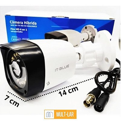CÂMERA DE VIGILÂNCIA HIBRIDA 2.0 MP FULL HD SC9207