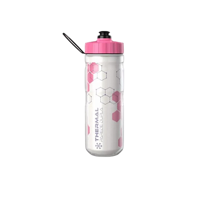 SQUEEZE ISOTERMICA ROSA COM ALÇA 600 ML 1016