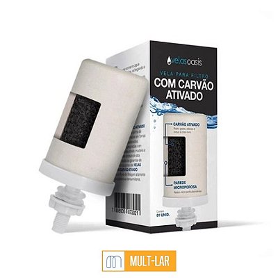 VELA DE FILTRO CARVÃO ATIVADO 2105
