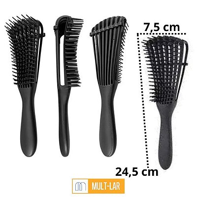 ESCOVA DARMA CACHOS PRETA 473