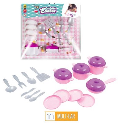 COZINHA E SABOR CARTELA COM 15 PEÇAS 510