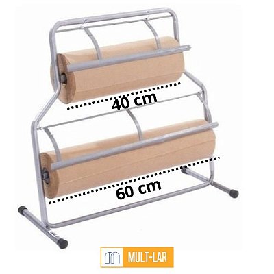 SUPORTE PARA BOBINA DE PAPEL PRESENTE 40 E 60CM