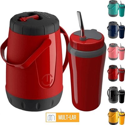 KIT TERERE GARRAFA E COPO TÉRMICO 71286