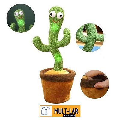 CACTO MUSICAL RECARREGAVEL UPPER0887