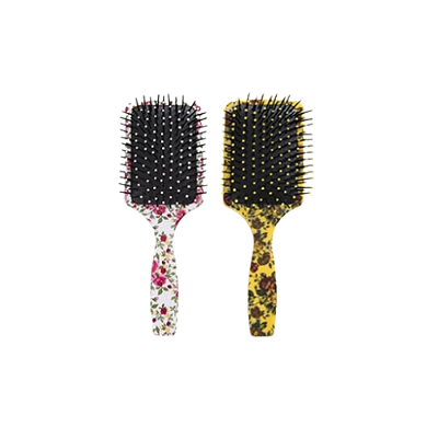 ESCOVA DE CABELO QUADRADA ESTAMPADA 984