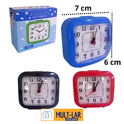 RELOGIO DESPERTADOR TIC TAC SD2126