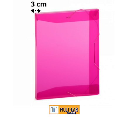 PASTA ABA 3 CM ELASTICO OFICIO A30B ROSA