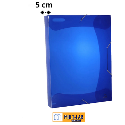 PASTA ABA 5 CM ELASTICO OFICIO A50B AZUL