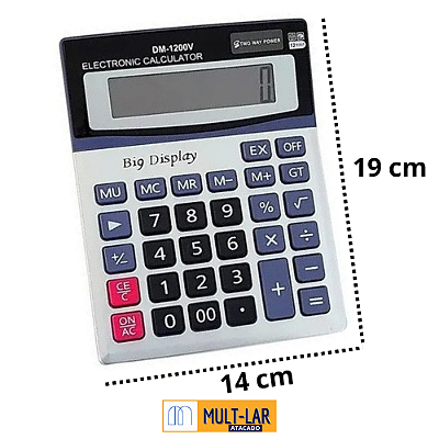 CALCULADORA 12 DÍGITOS MJS-005