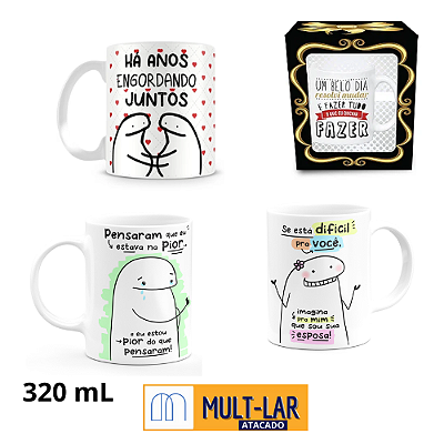 CANECA PORCELANA PRESENTE NA CAIXA 2750