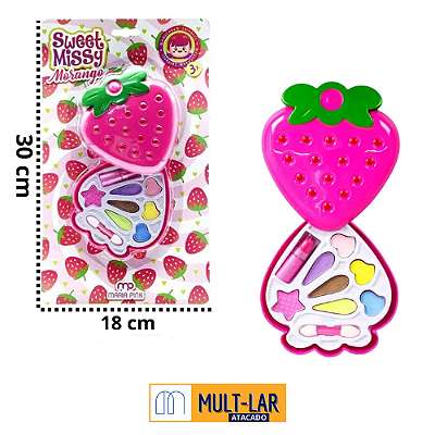 MAQUIAGEM INFANTIL MORANGO MP10019