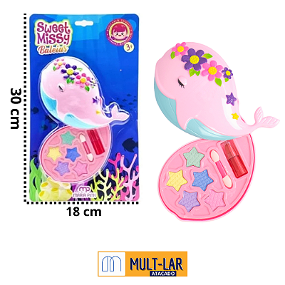 MAQUIAGEM INFANTIL BALEIA MP10020