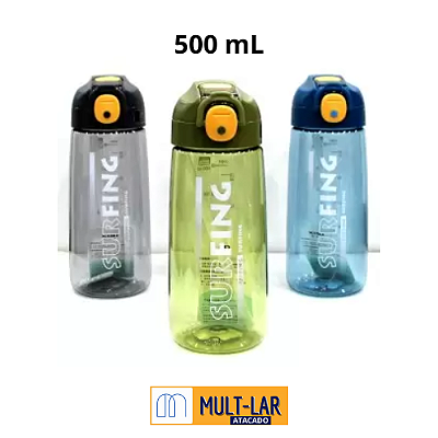 GARRAFA PLÁSTICA 500ML EM3802