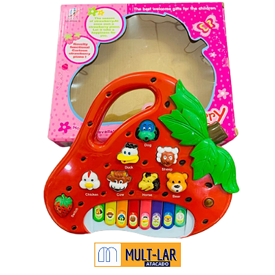 PIANO TECLADO INFANTIL MORANGO TN-263