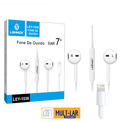 FONE C/ MICROFONE IPHONE LEY-1536