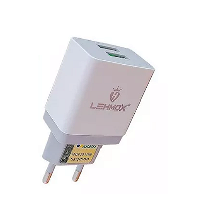CARREGADOR CABECA 4.1A 2 USB LE-480