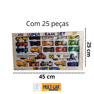 KIT CARRINHO 25 PEÇAS - BBL-25