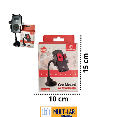 SUPORTE CELULAR VEICULAR KA-C006