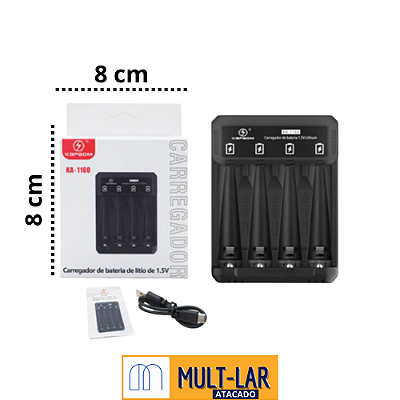 CARREGADOR 4 PILHA KA-1160