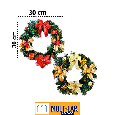 GUIRLANDA DE NATAL 30CM NTA63030
