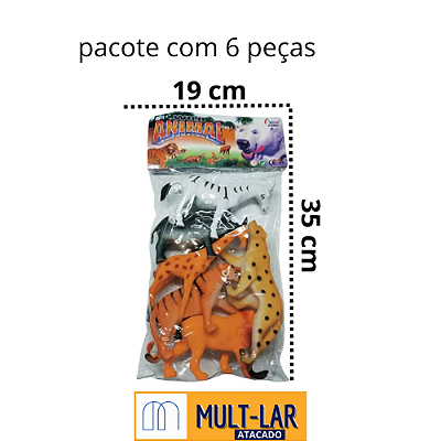 KIT ANIMAL SELVAGEM 6PÇS GK2244