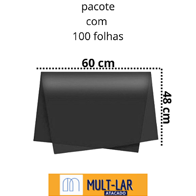 SEDA PRETO PCT C/ 100 FOLHAS 388