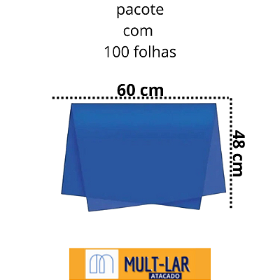 SEDA AZUL PCT C/ 100 FOLHAS 389