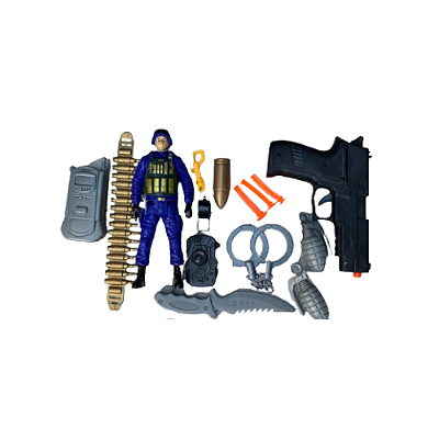 PISTOLA LANÇA DARDOS COM ACESSORIOS TOYS-23665