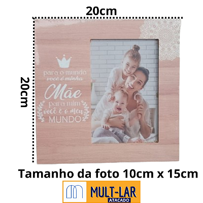 PORTA RETRATO MAE 10X15CM 9138