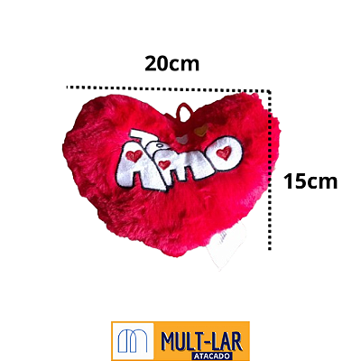 ALMOFADA CORAÇÃO 20CM 2015