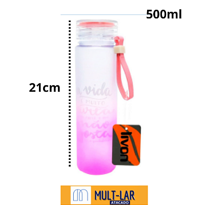 GARRAFA 500ML FRASES 4273