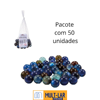 BOLINHA DE VIDRO 50PÇS FC026
