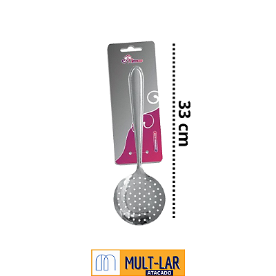ESCUMADEIRA INOX SILVER 32CM 12398