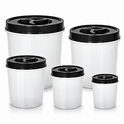 CONJUNTO MANTIMENTO 5 PC TRANSP. TAMPA ROSCA 2490