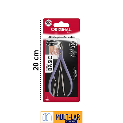 ALICATE CUTICULA COM PINÇA BASIC GT2161
